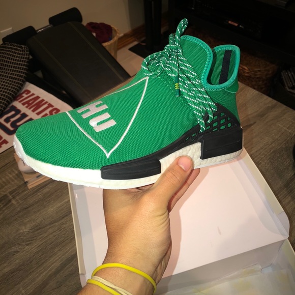 adidas gazelle silver green womens adidas Originals x Pharrell Williams Hu Holi NMD BC main image 0